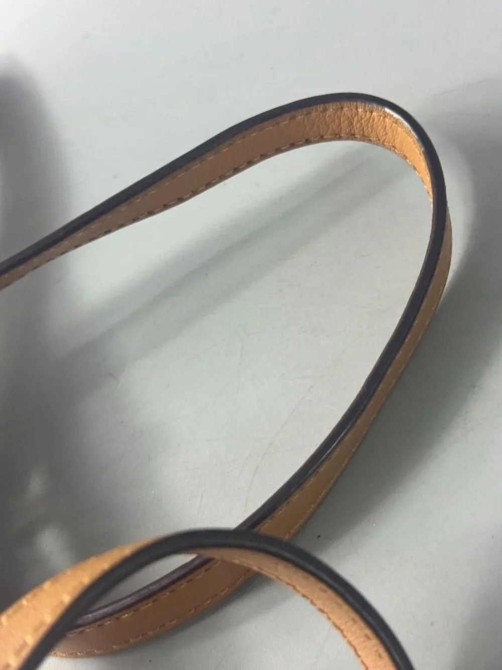 Michael Kors Tan Leather Adjustable Strap